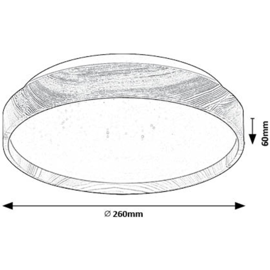 Rabalux - Plafoniera LED LED/12W/230V 3000K diametro 26 cm